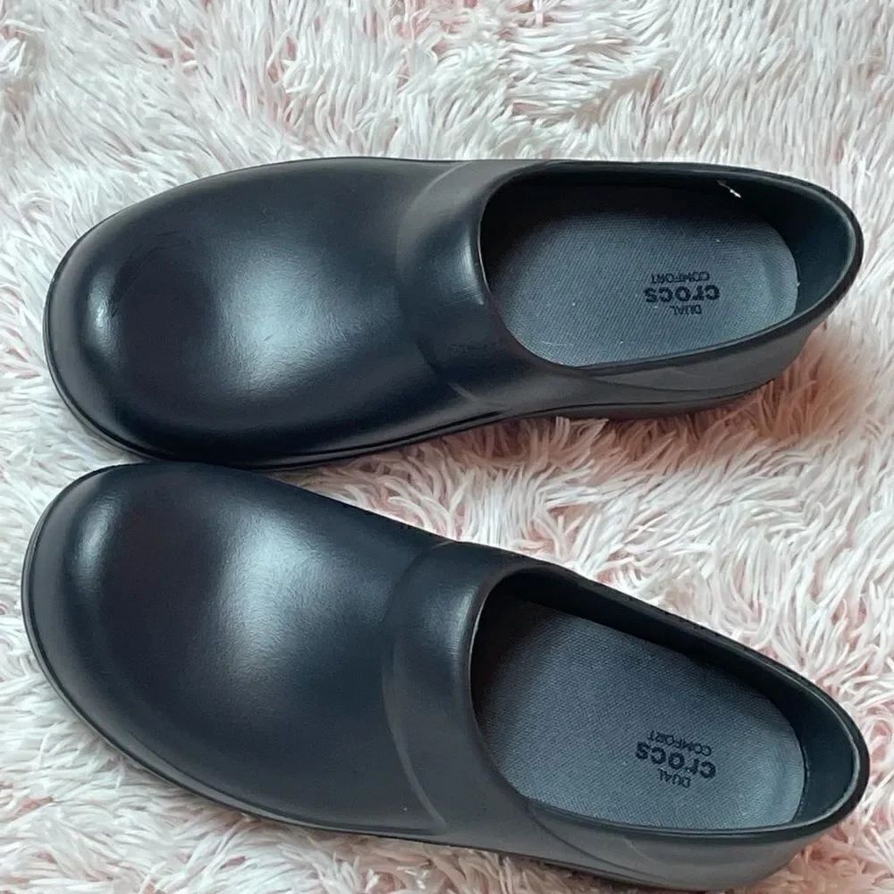 Black Crocs Clog style 